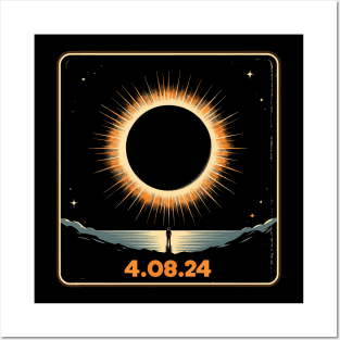 Total Solar Eclipse 2024 Totality Funny Total Eclipse Posters and Art